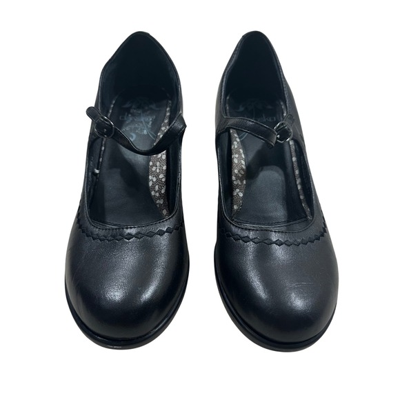 Dansko Women's Mary Jane Heels Black Leather Comfort Preppy Size 41 - Picture 1 of 9